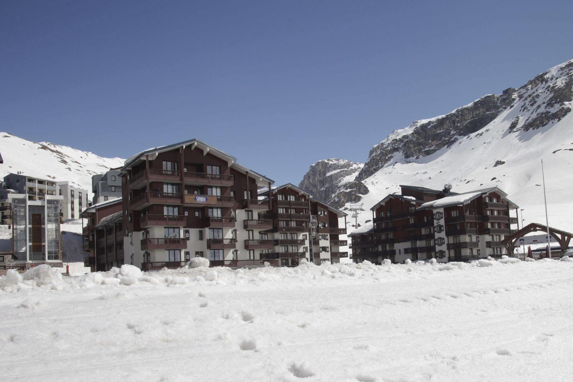 Residence Odalys Le Rond Point Des Pistes 蒂涅 外观 照片